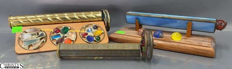 3 Desktop Kaleidoscopes - 9" of largest image