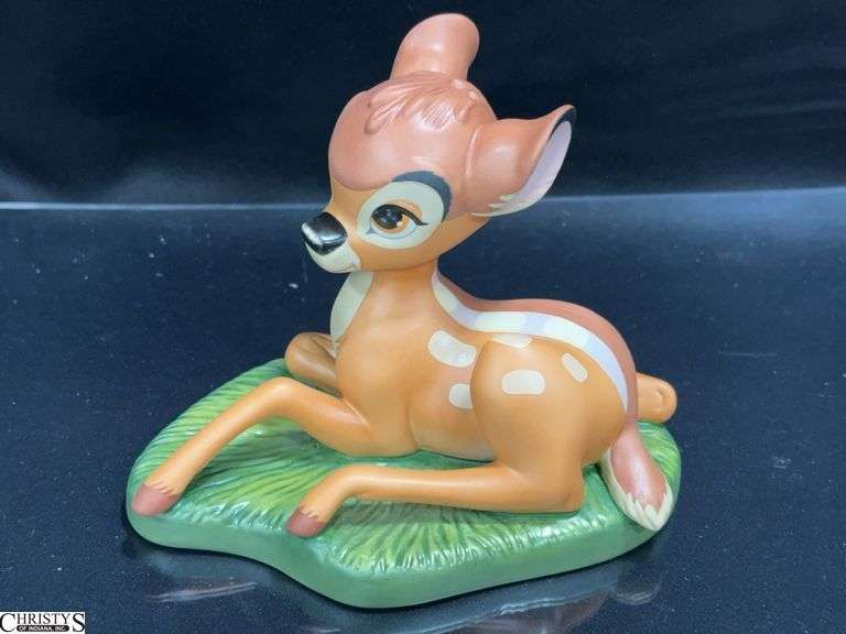 Walt Disney Classics Collection Bambi "The Young Prince" Sculpture in Box with Certificate of Authenticity. image