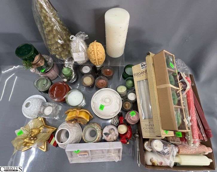 Candles and Holders, Votive, Taper, Pillar, Trees image