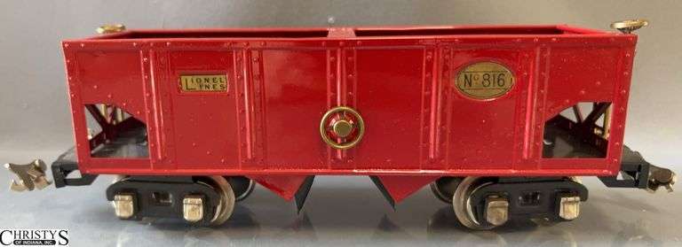 Lionel Lines #816 Coal Hopper, Refinished Tinplate image