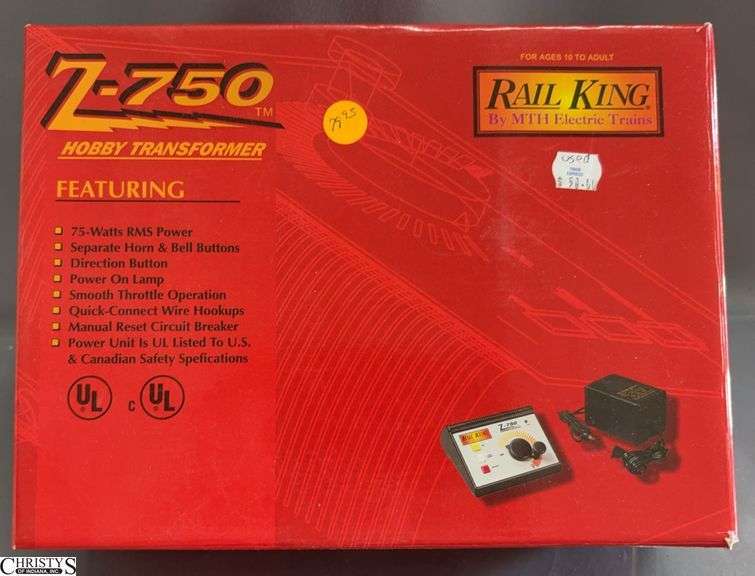 Rail King Z-750 Hobby Transformer #40-750 image