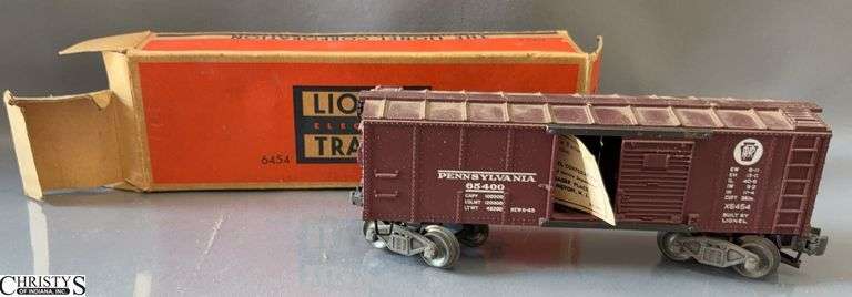 Lionel Prewar Pennsylvania Rail Road Box Car 6464, Box is Rough image