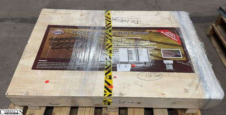 Field Tuff 4'x4' Heavy-Duty Drag Harrow image
