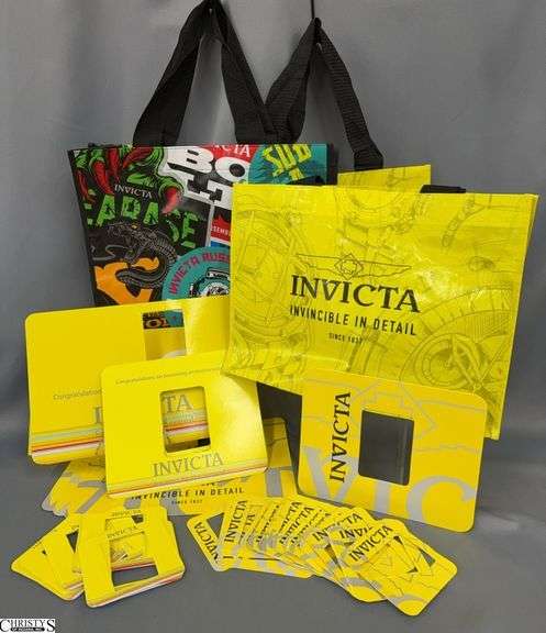 Invicta Reusable shopping bags and card inserts ￼ image