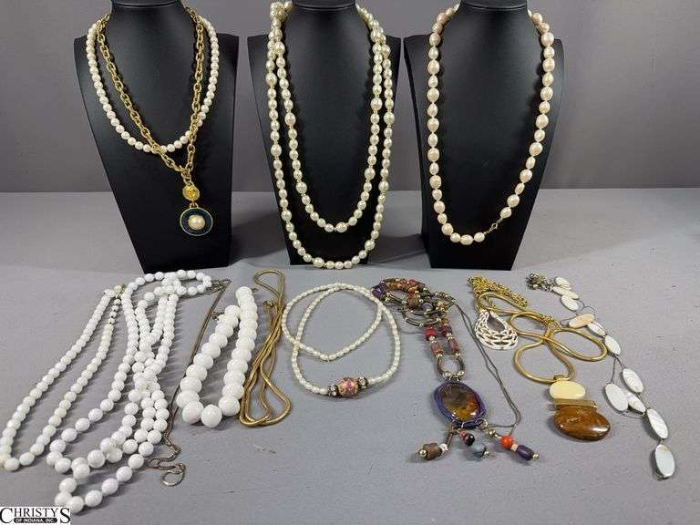 13 Costume Jewelry Necklaces/Chains image
