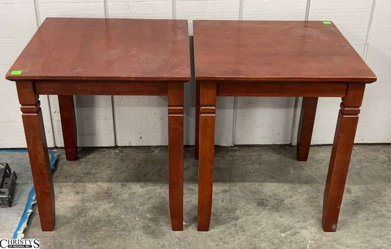 2 Small Side Tables - 16" x 16" x 19" of each image