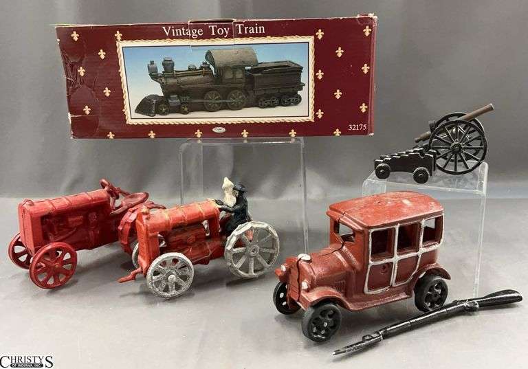 Cast Iron Tractors, Car, Composite Train - 11" of train image