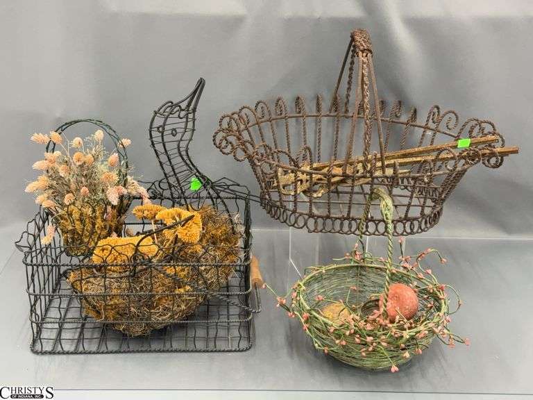 Wire Garden Baskets, Curtain Rods? image