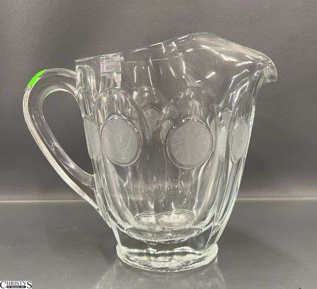 Fostoria Coin Glass Pitcher 7" image