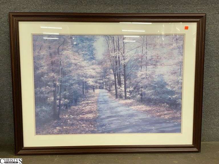 Large Framed Print - 43" x 32" - appears to have sun fading image