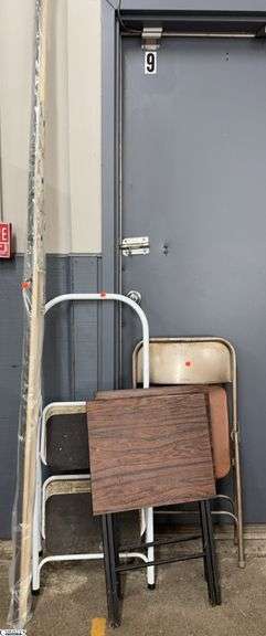 Folding Chair, TV Trays, Step Stool, Trim image