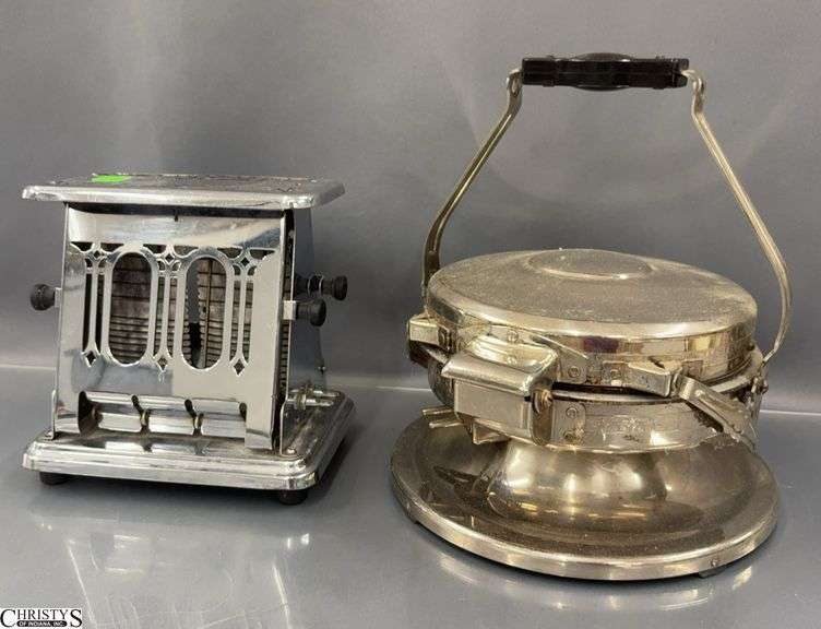 Vintage Waffle Maker and Toaster image