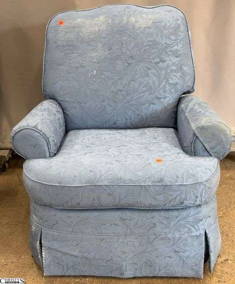 La Z Boy Upholstered Recliner - Shows Wear - 35" x 32" x 40" - 18" seat image
