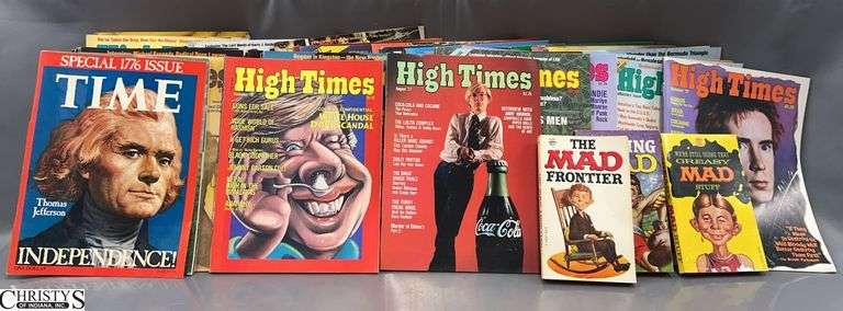 41 1970's High Times Magazines image