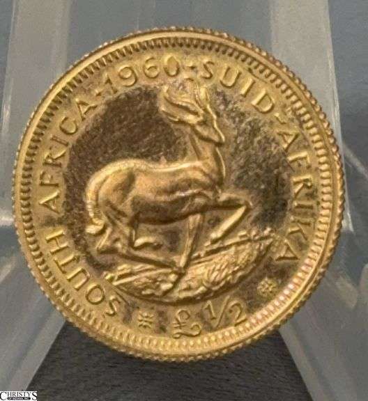 1960 South African 1/2 Pound Elizabeth II image