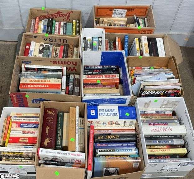 Skid of Books, Space Travel and Sports Related, Sports Magazines, James Dean image