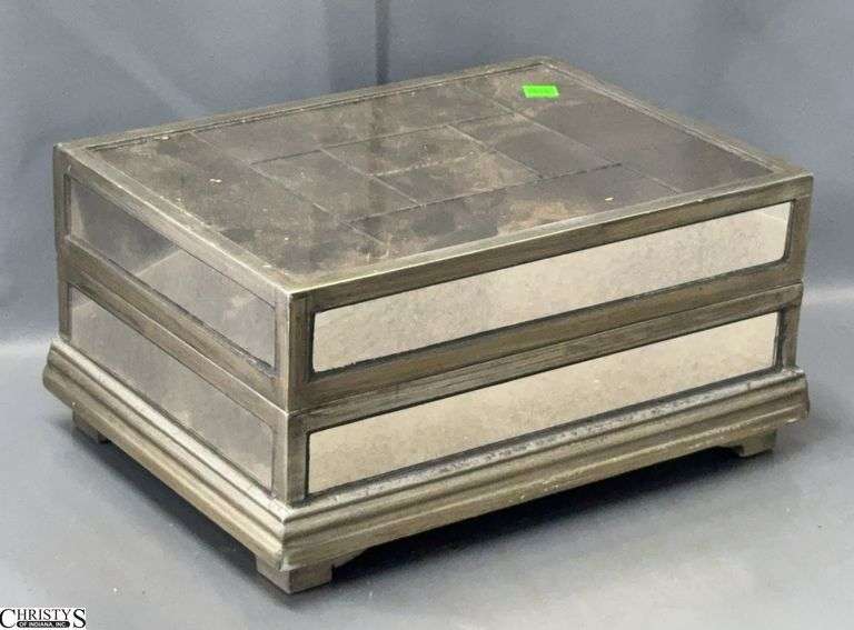 Mirrored Storage Box, 14x11x7" image
