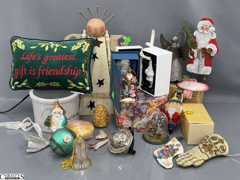 Christmas Decor, Ornaments, Angels, Small Tote image