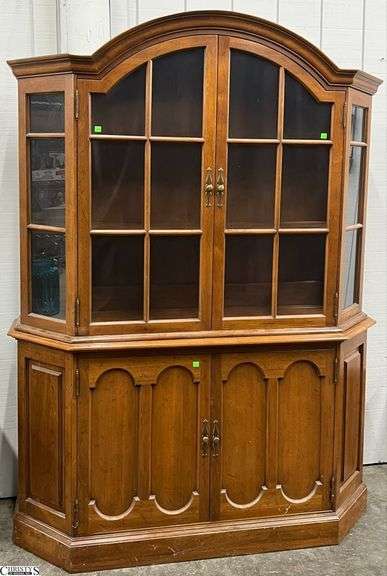 Davis Cabinet Co. 2pc China Cabinet - 56" x 16" x 75" overall image