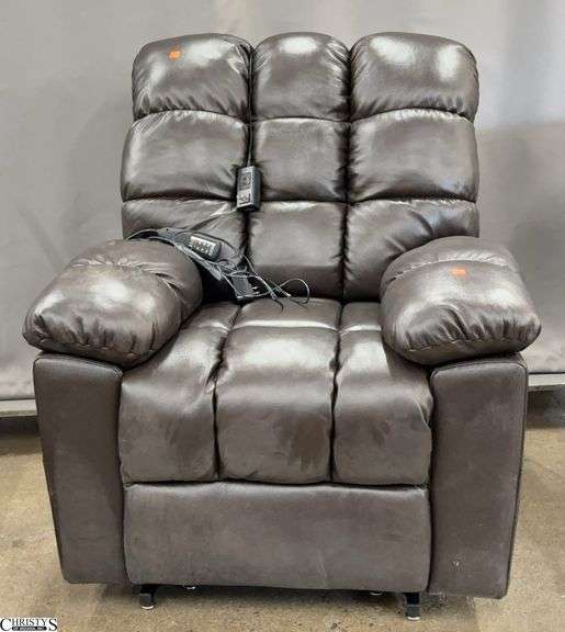 Faux Leather Lift Chair - 38" x 32" x 43" - 20" seat image