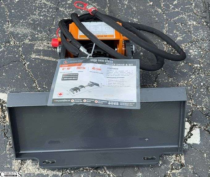 Wolverine MAD-12-12D Mini Skid Steer Auger Drive NO BIT image