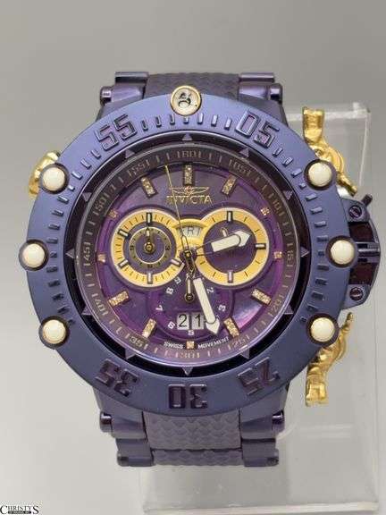 Invicta Dragon Collection Purple Tone Men's 52mm Watch with Case 38715 image