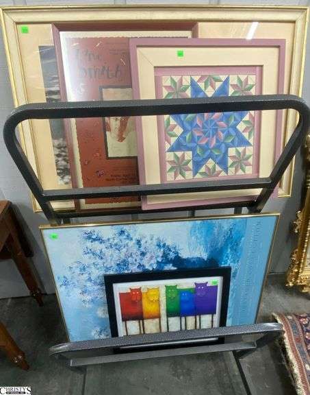 5 Framed Prints/Wall Art - 38" x 24" of largest image