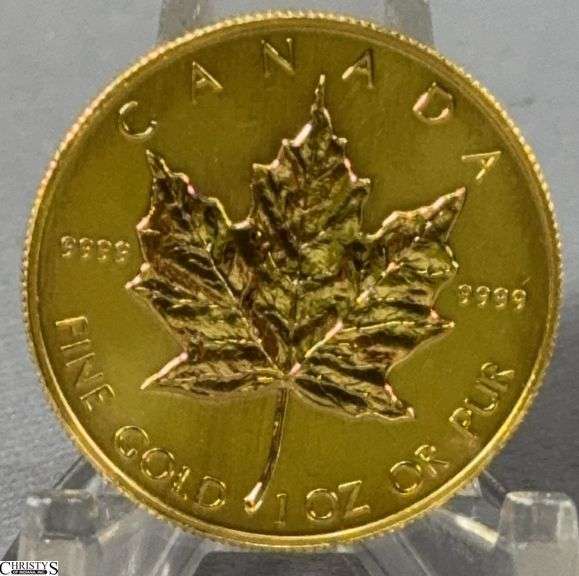 1985 Canadian Gold Maple Leaf $50 Coin image