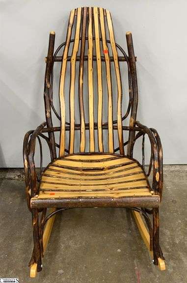 Old Hickory Style Rustic Rocking Chair - 23" x 40" - 17" seat image