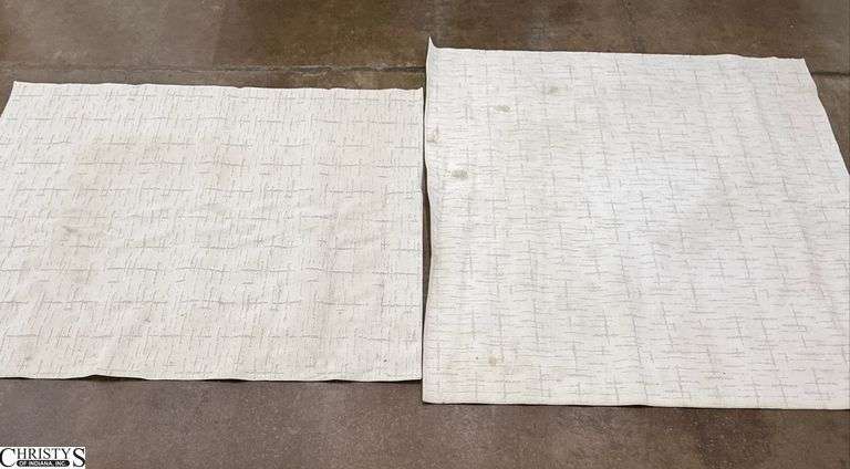 Pair of Coordinating Natural Tones Largest 119x130 Smaller 95x130 image