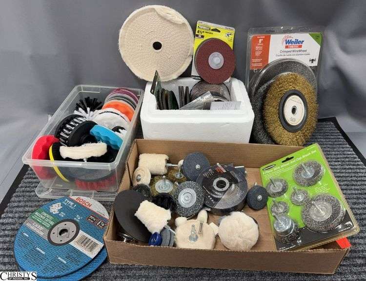 Sanding, Grinding, Polishing, Cutting Wheels, and Drill Attachments image