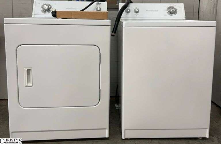 Whirlpool Estate Electric Washer and Dryer - 29" x 25" x 43" of dryer image