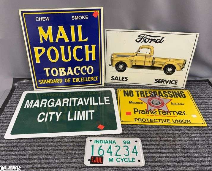 Reproduction Signs, Motorcycle Plate image