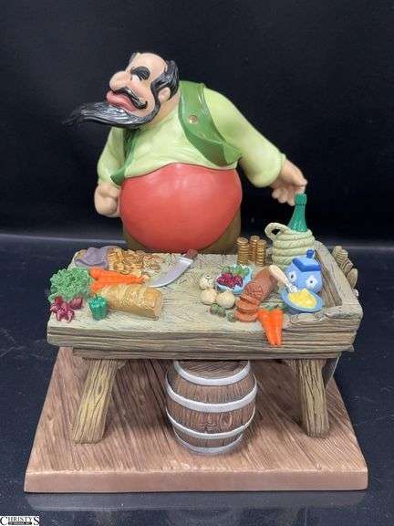 Classics Walt Disney Collection "You Will Make Lots of Money for Me!" Stromboli & Table from Walt Disney's Pinocchio in Box with COA. image
