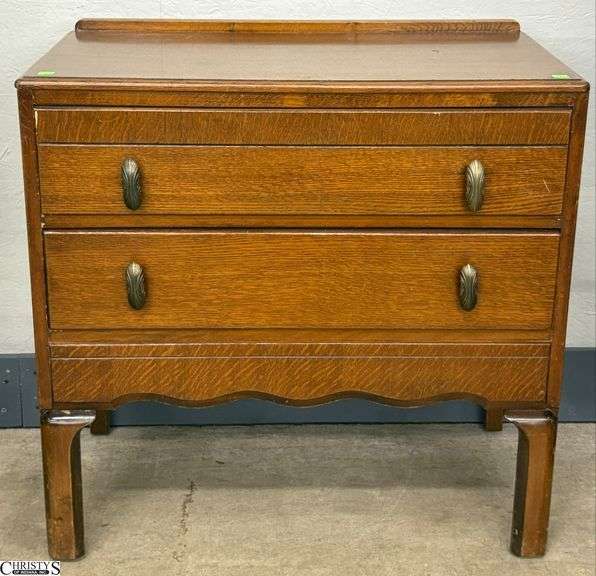 Deco Style 2 Drawer Chest - 30" x 16" x 30" image