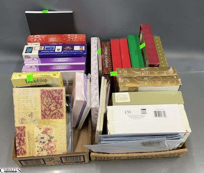2 Flats Assorted Greeting and Holiday Cards image