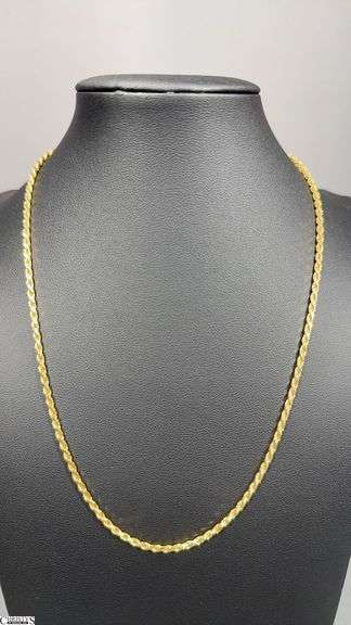 14KT Yellow Gold 2mm Rope Chain image