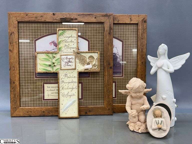 Religious Decor - Framed Prints, Figurines - 14" x 14" of frame image