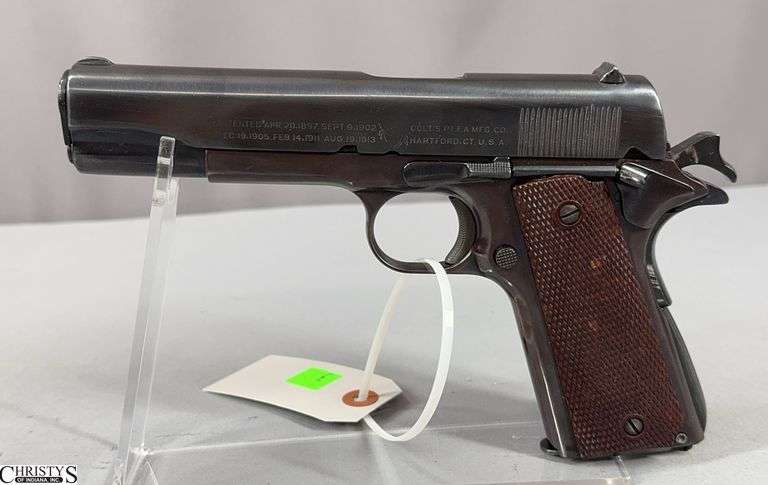 Colt Model of 1911 U.S. Army Pistol cal. SN: 19105 with Holster image