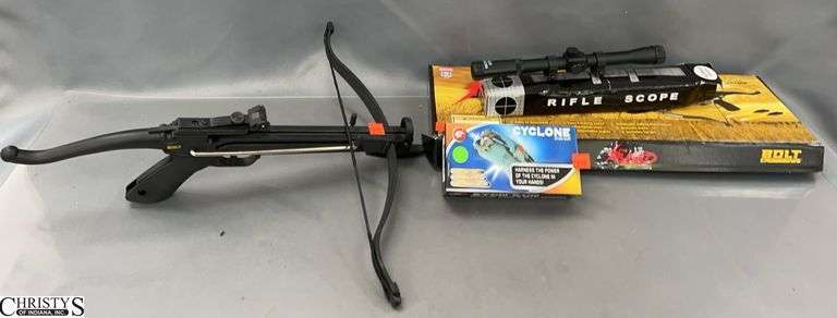 Bolt Crossbow and Darts, Rifle Scope, Cyclone Stun Gun image