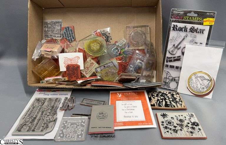 Rubber Cling Stamps, Assorted Themes and Images image