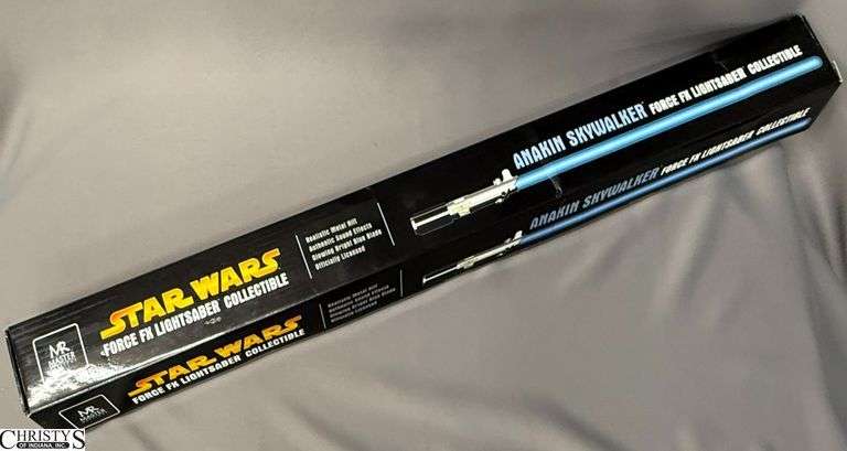 Star Wars Master Replica Anakin Skywalker Force FX Light Saber Collectible In Box image