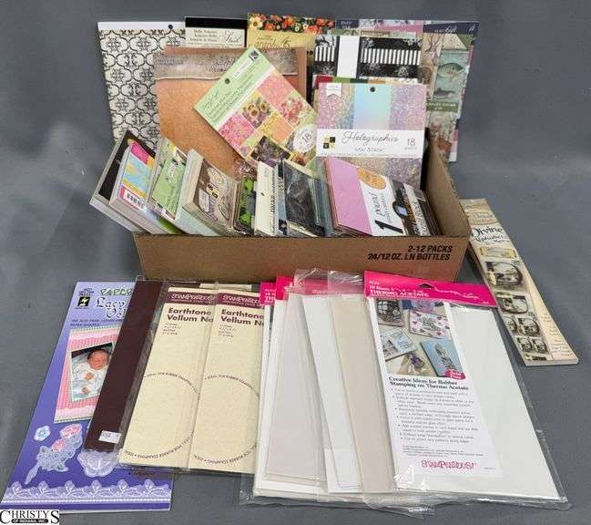 Scrapbooking and Cardmaking Cardstocks, and Thermo Acetate Sheets, Vellum image