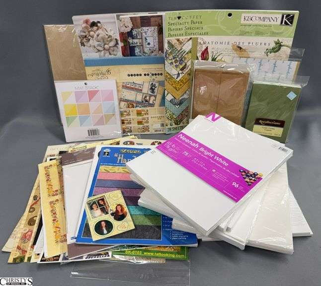 Card Making and Scrapbooking, Specialty Paper Stacks, Packages of Premium Cardstock, Die Cut Image Sheets, Envelopes image