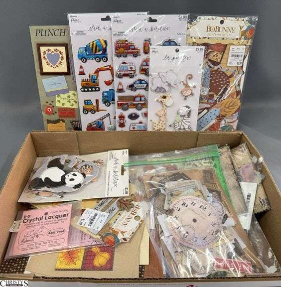 Paper Crafts, Stickers, Puffy Work Trucks, Animals, Florals, Autumn, Journals image