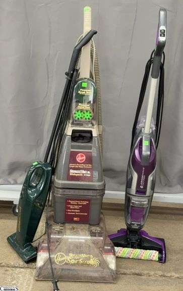 Hoover Steamvac SpinScrub, Eureka Superbroom, Crosswave Pet Pro - Each show wear image
