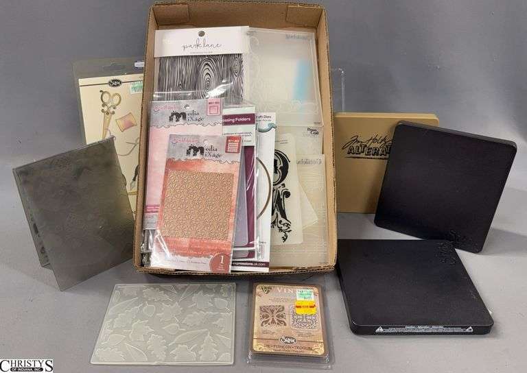 Assorted Content Embossing Plates and Folders image