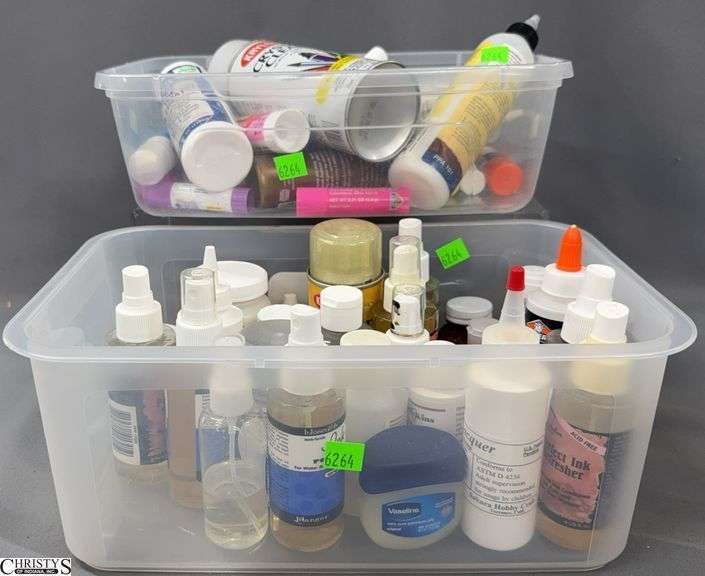 Bottles of Craft Adhesives, Coatings, Sprayers, Glue Sticks image