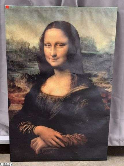 Mona Lisa Wall Canvas Print - 31" x 46.5" image