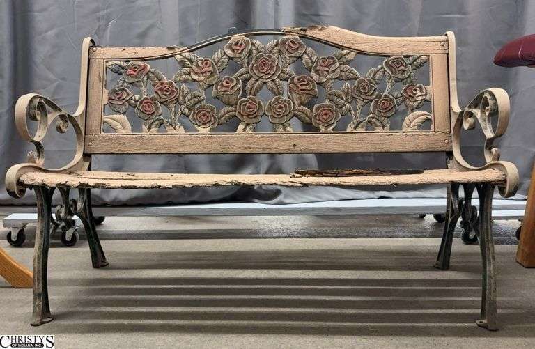 Garden Bench - Damaged - 50" x 33" - 16" seat image